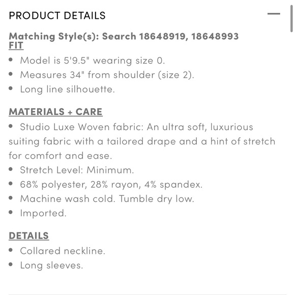 Torrid Studio Luxe Long Line Blazer SZ 0X - Picture 7 of 8